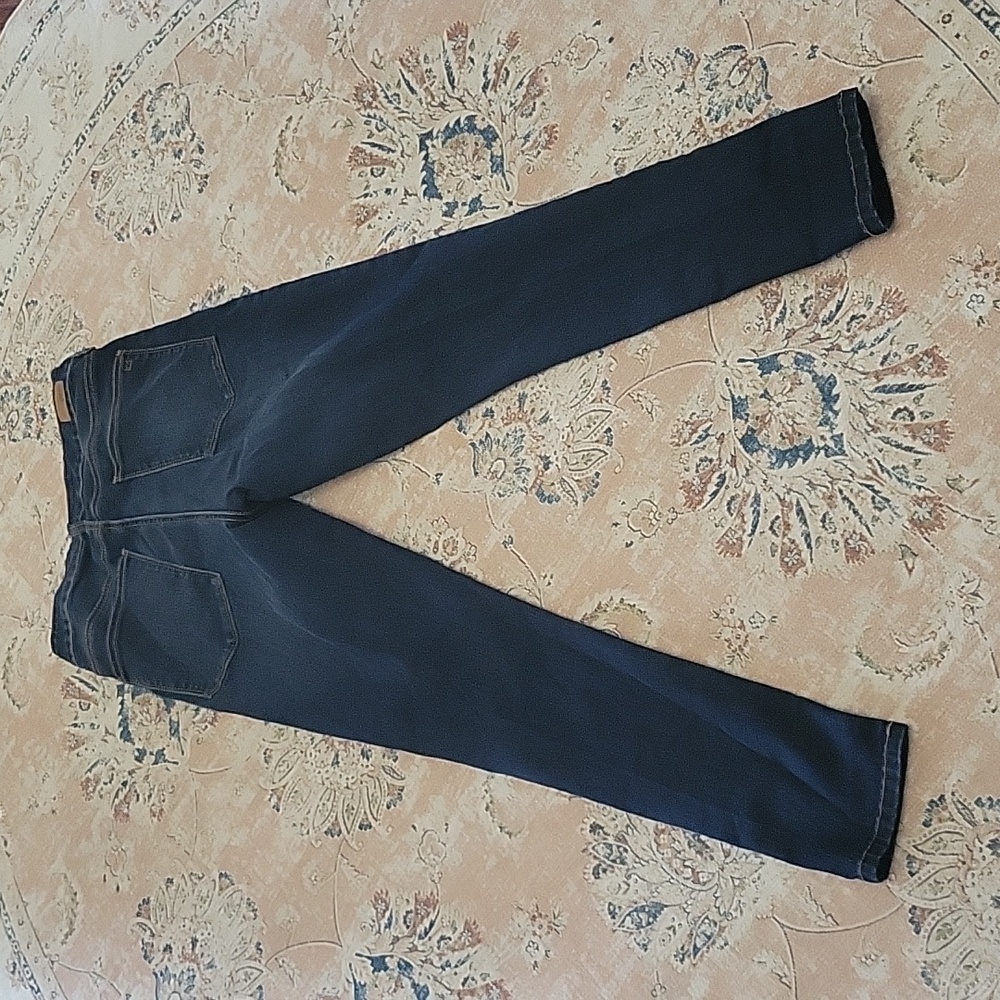 Crown & Ivy skinny blue jeans classic 5 pocket style stretch size 8 Excellent… - Picture 4 of 8